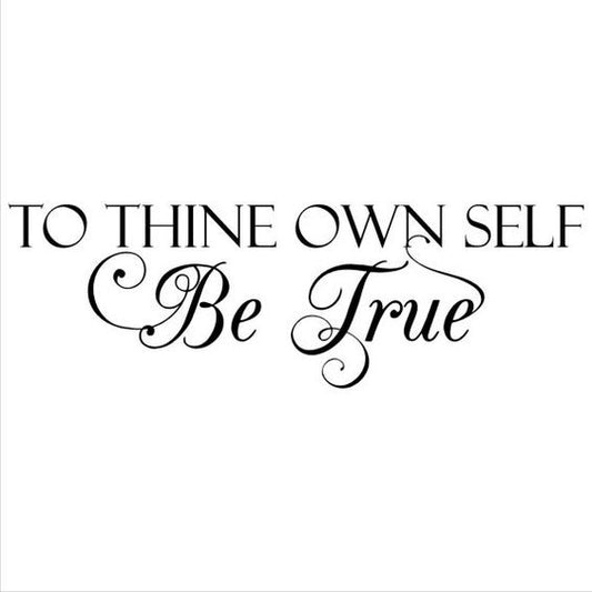 Quotable Cuffs Remind Wearer: 'To Thine Own Self Be True'