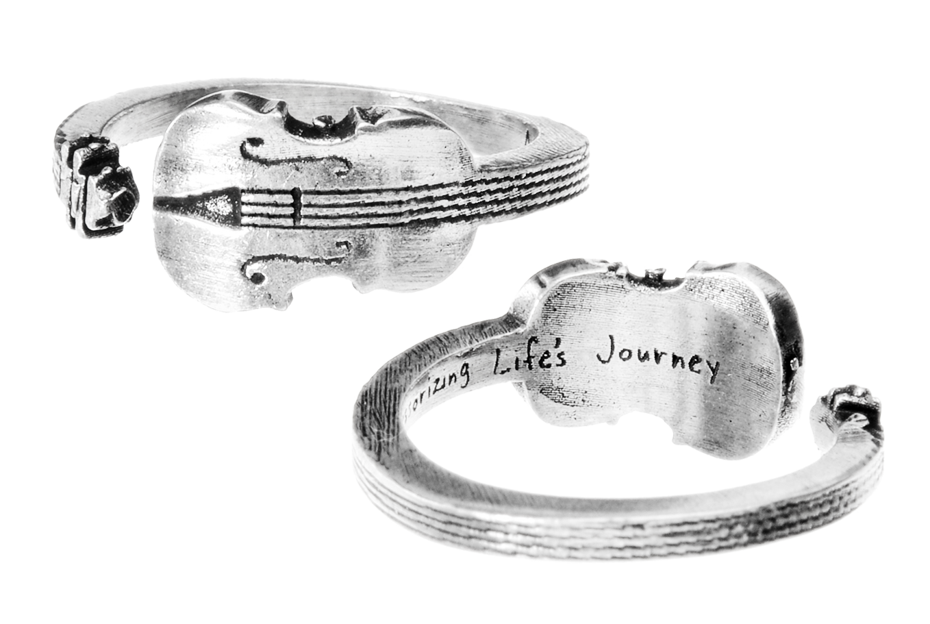 Violin Player Inspire Ring Inspirational Musicians & Music Lovers