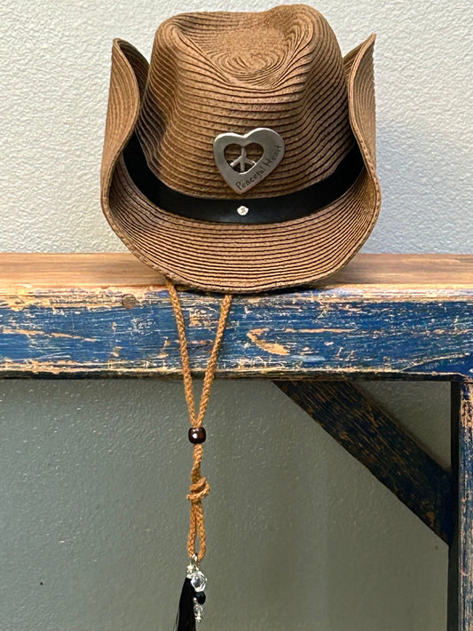 Peaceful Heart - Patch Cowboy Hat
