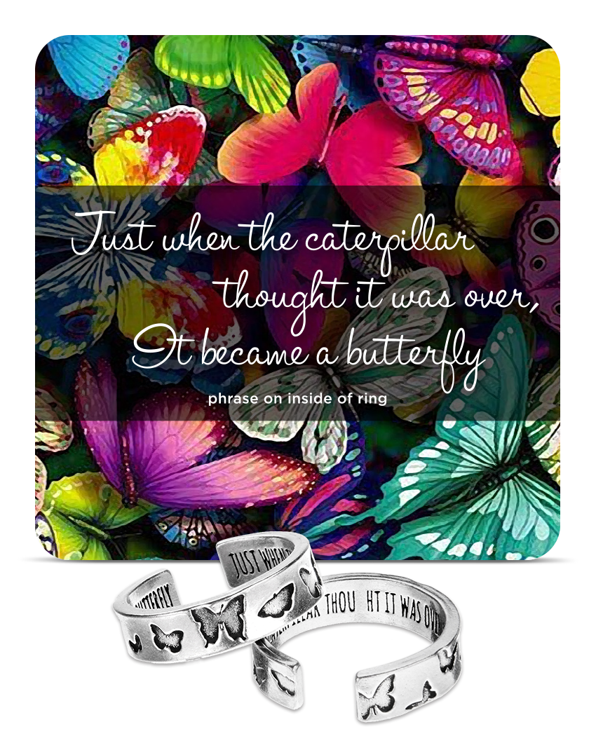 Butterfly Inspire Rings