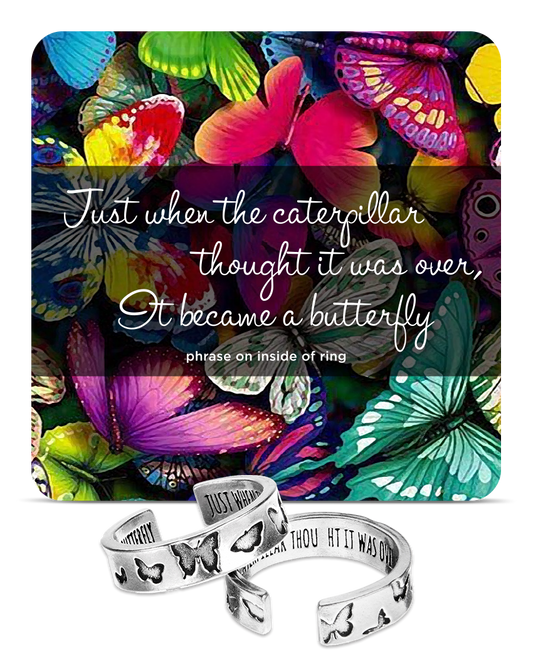 Butterfly Inspire Rings