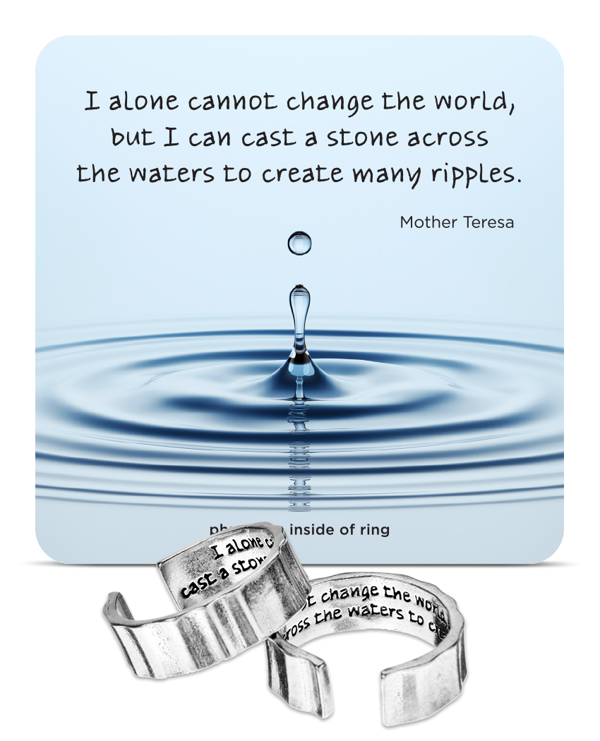 I alone cannot change Inspire Rings