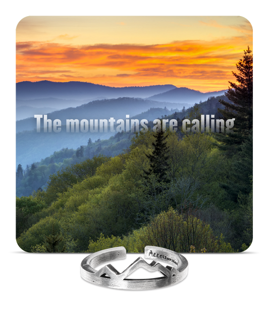Mountain Inspire Ring - The Mountains are Calling