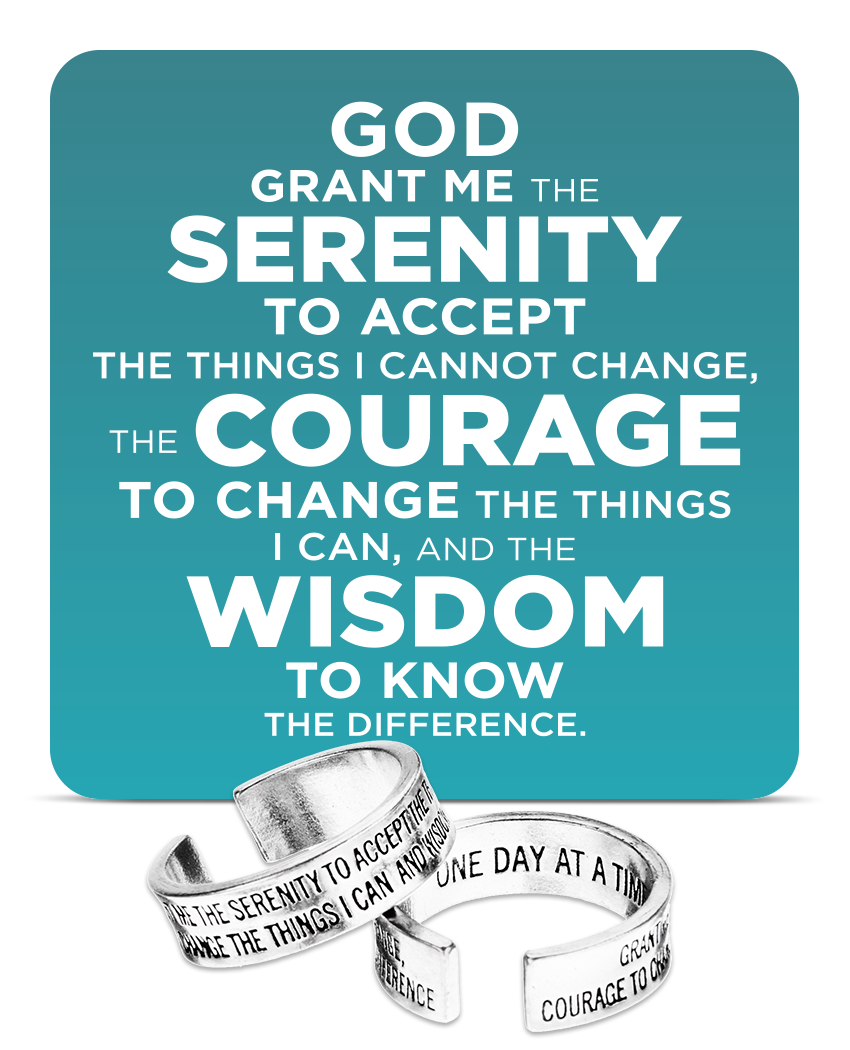 Serenity Prayer Inspire Rings