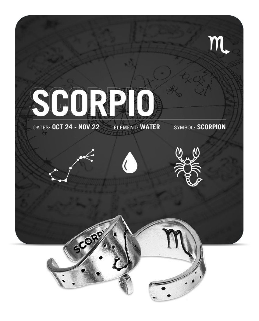 Zodiac Ring - Scorpio - Celestial