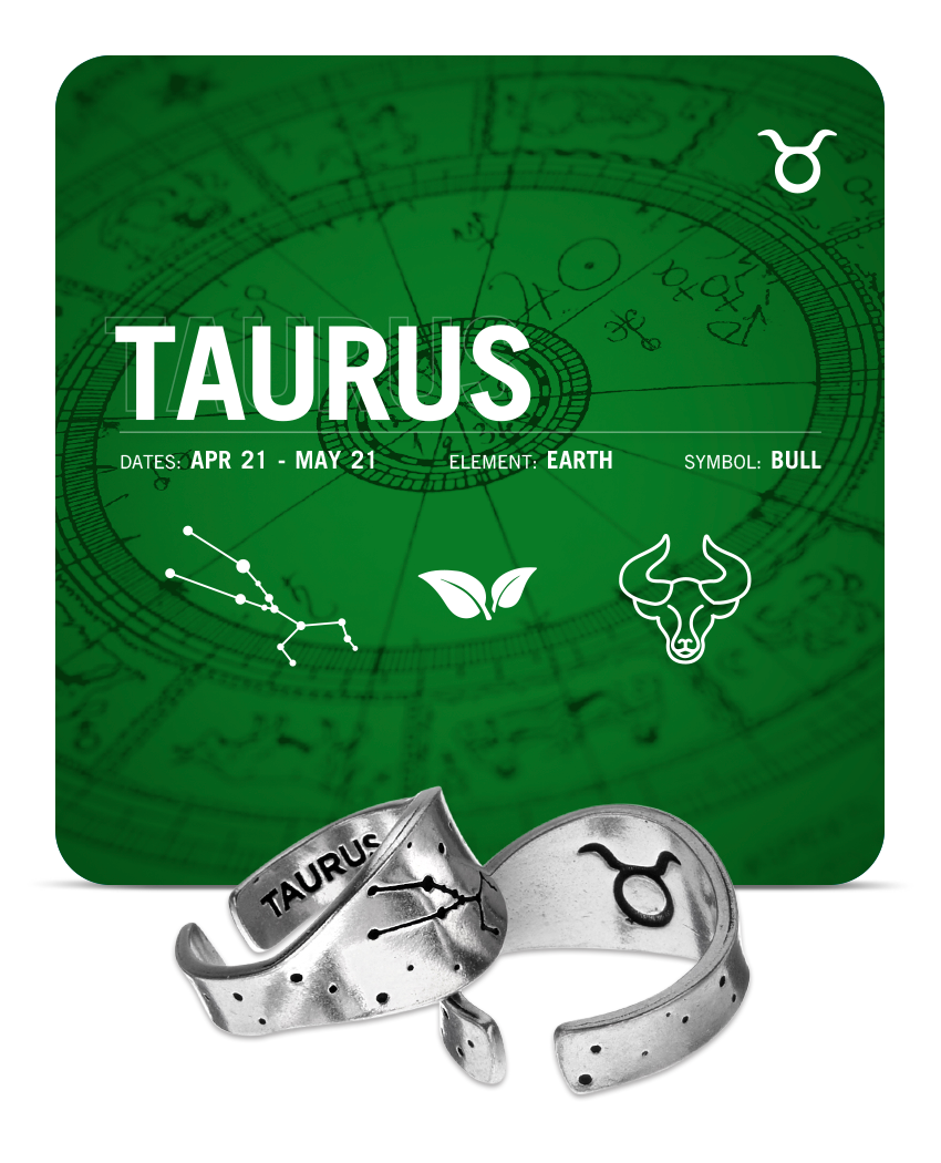 Zodiac Ring - Taurus - Celestial