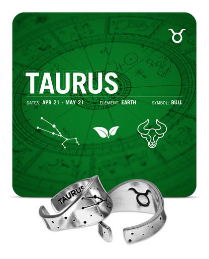 Zodiac Ring - Taurus - Celestial