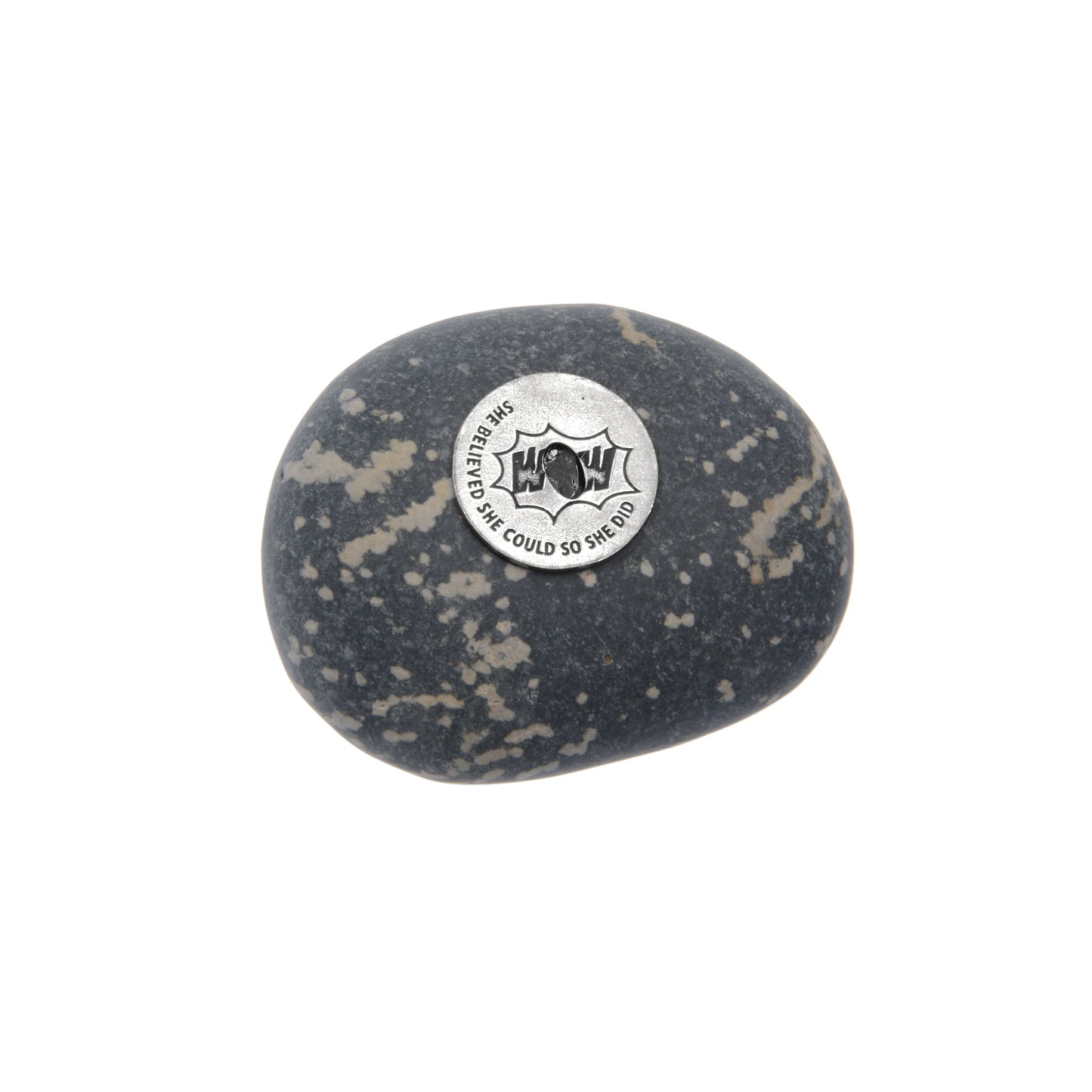 She Believed She Could, So She Did - Meditation Stone