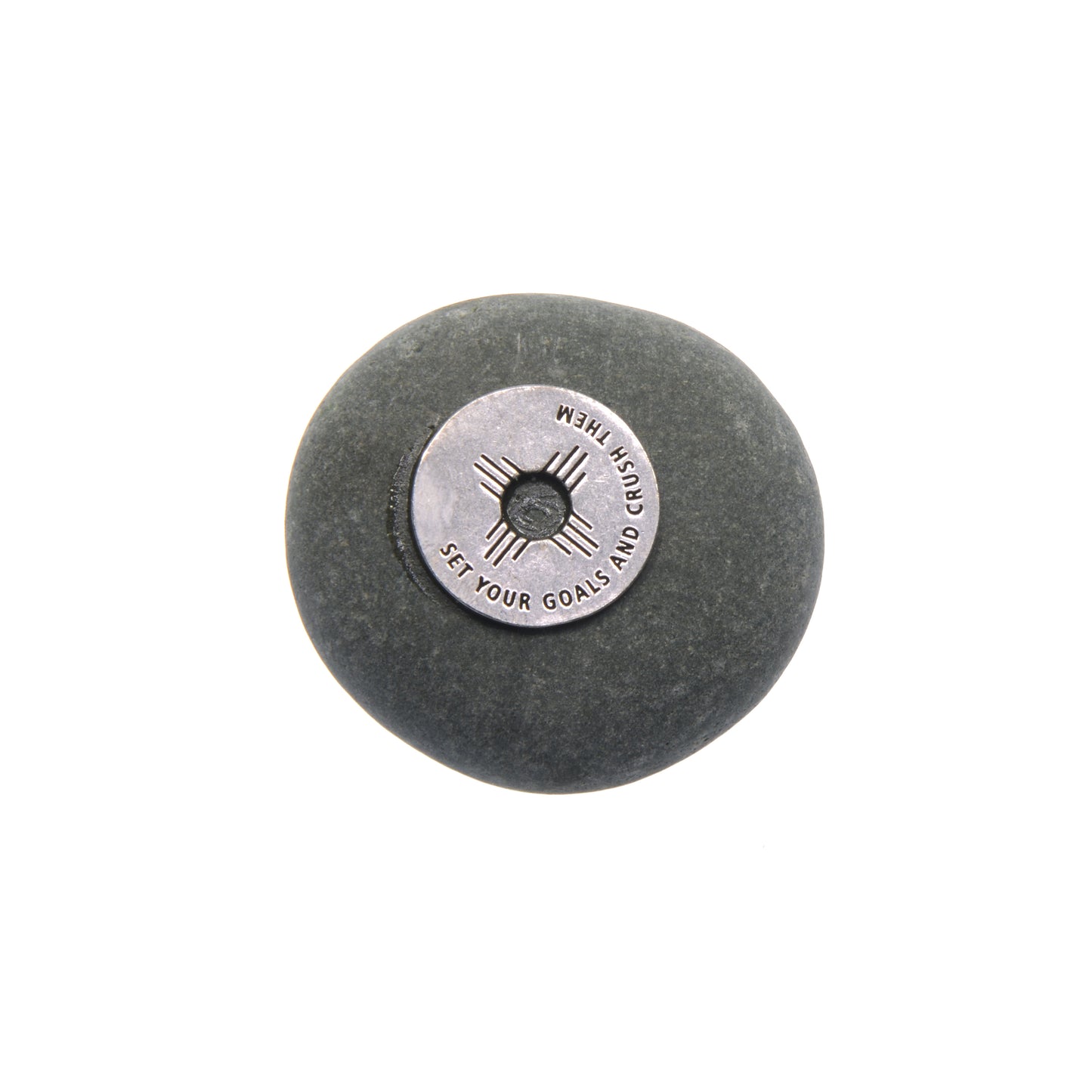 Set Your Goals Meditation Stone - Achievement & Success Motivational Gift