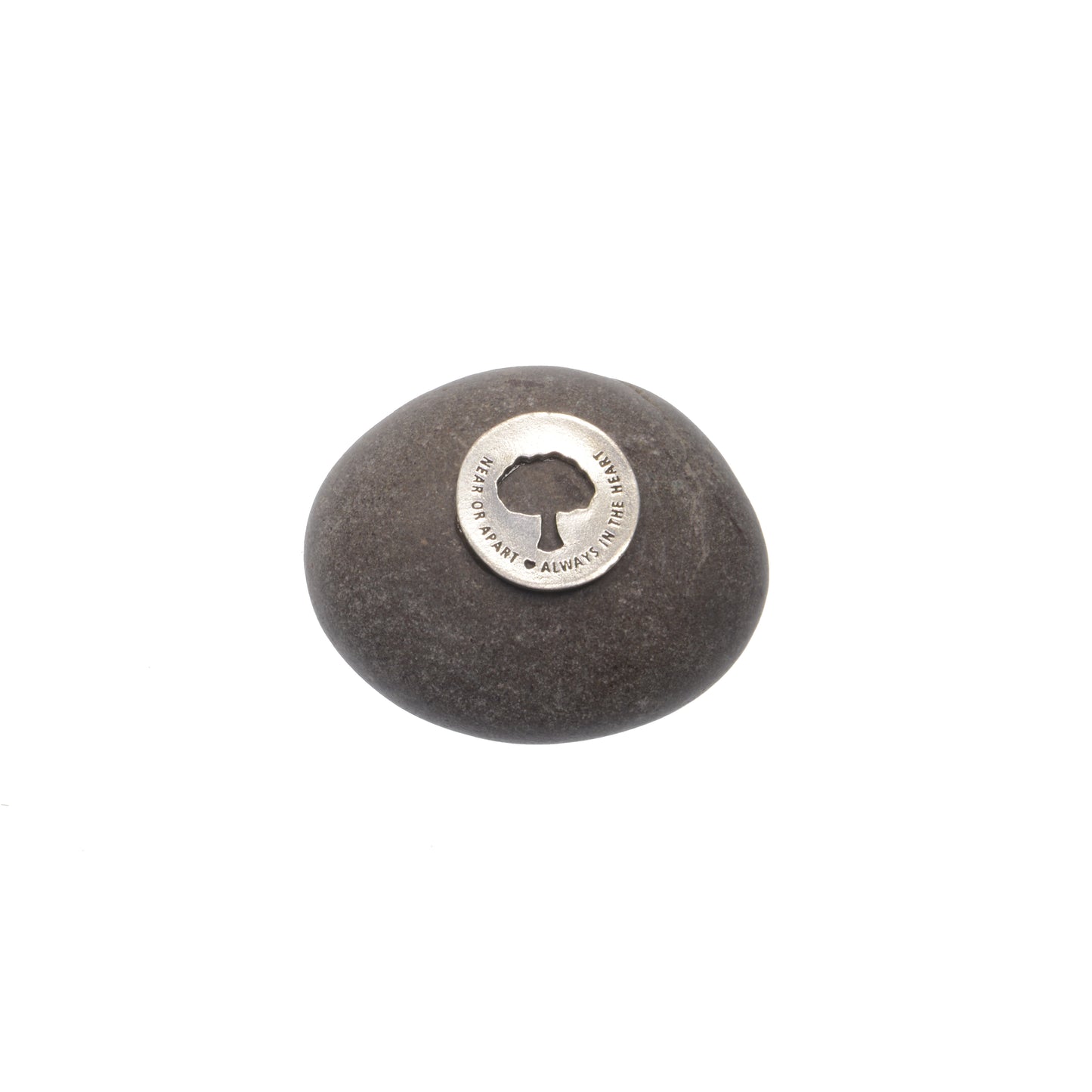 Near or Apart, Always in the Heart - Meditation Stone