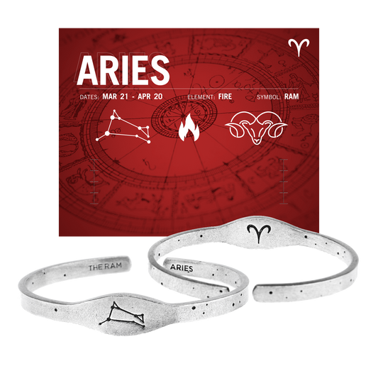 Zodiac Cuff Bracelet - Aries