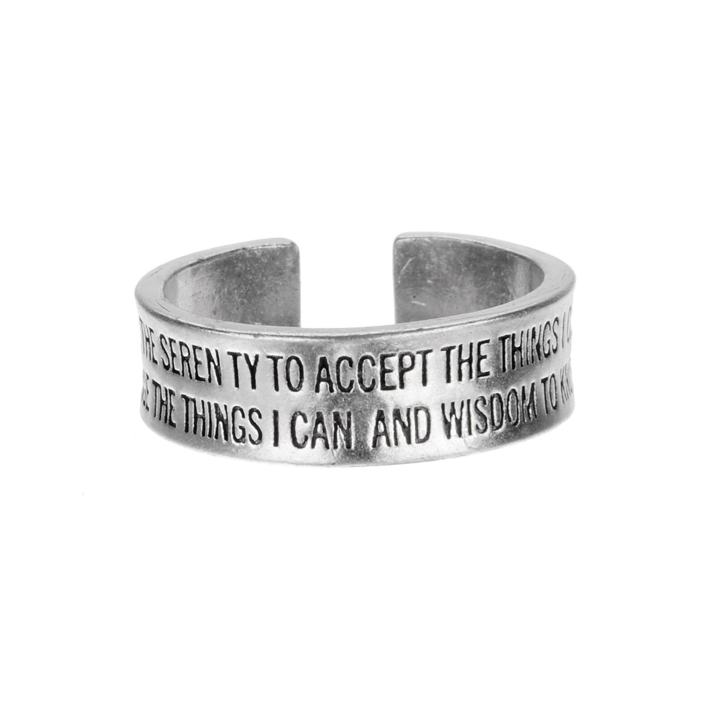 Serenity Prayer Inspire Rings