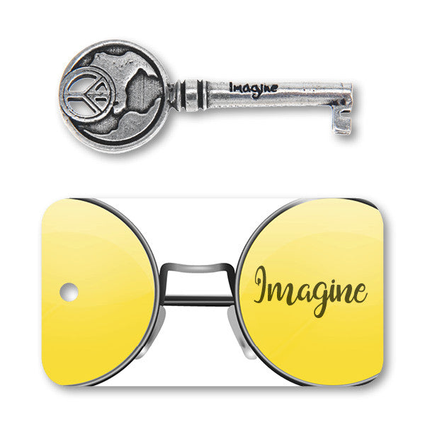 Imagine Key Charm with backer card