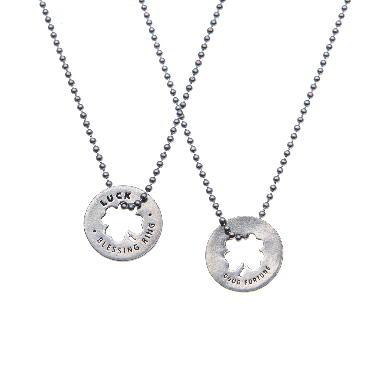 Luck Blessing Ring on a necklace