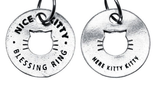 Nice Kitty Blessing Ring front and back