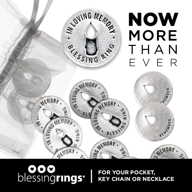 In Loving Memory Blessing Ring (on back - remember) - Whitney Howard Designs