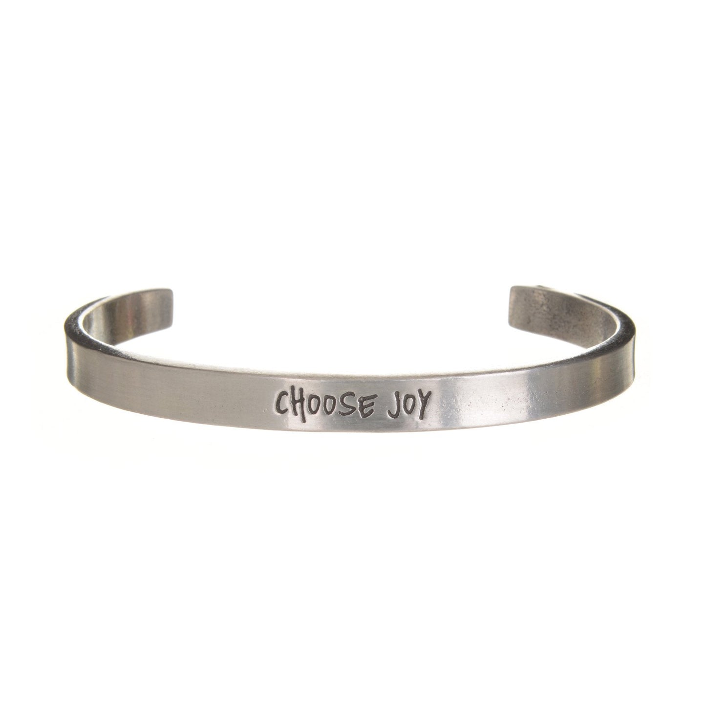 Choose Joy Quotable Cuff Bracelet front