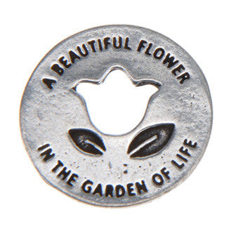 Daughter Blessing Ring (on back - a beautiful flower in the garden of life) - Whitney Howard Designs