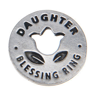 Daughter Blessing Ring (on back - a beautiful flower in the garden of life) - Whitney Howard Designs