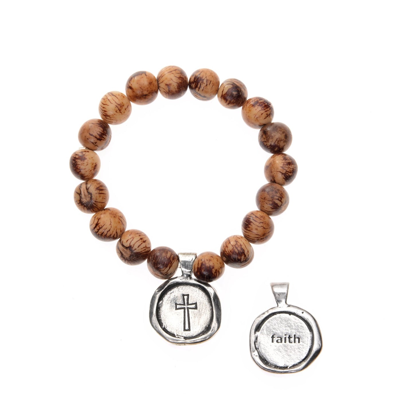 Acai Seeds Of Life Bracelet with Wax Seal - Tiger Natural Beads