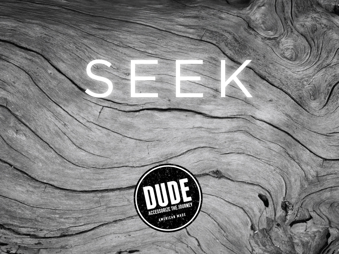 Seek DUDE Cuff Bracelet backer card