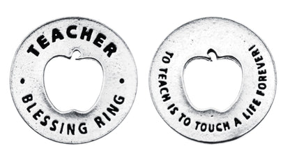 Teacher Blessing Ring front and back