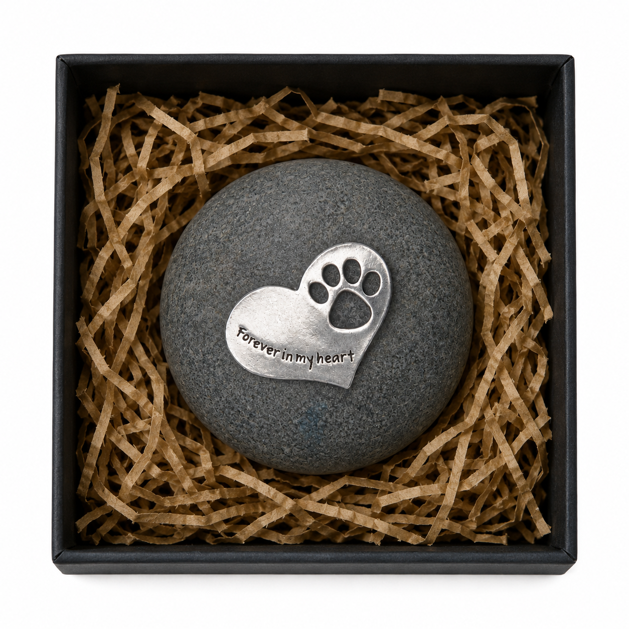 Pet Memorial Stone - Forever in My Heart Dog & Cat Memorial Gift