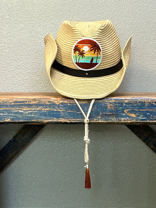 Beach Sunset - Patch Cowboy Hat