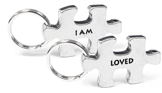 Puzzle piece 2025 keychain bulk