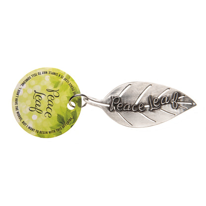 Peace Leaf Charm