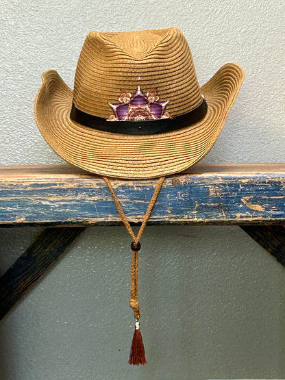 Purple Mandala - Patch Cowboy Hat