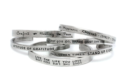 Though She Be But Little She Is Fierce Quotable Cuff Bracelet