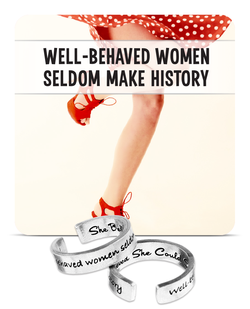 Well Behaved Women Inspire Ring
