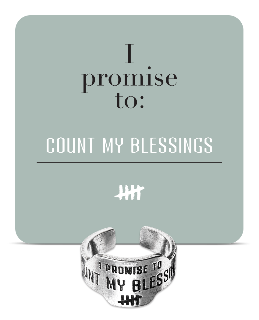 Count My Blessings Promise Ring