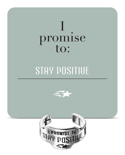 Stay Positive Promise Ring