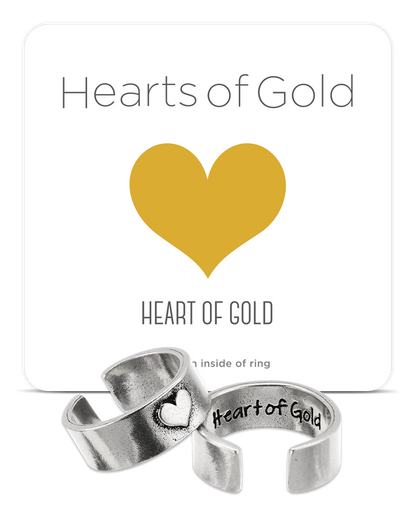 Hearts of Gold Ring
