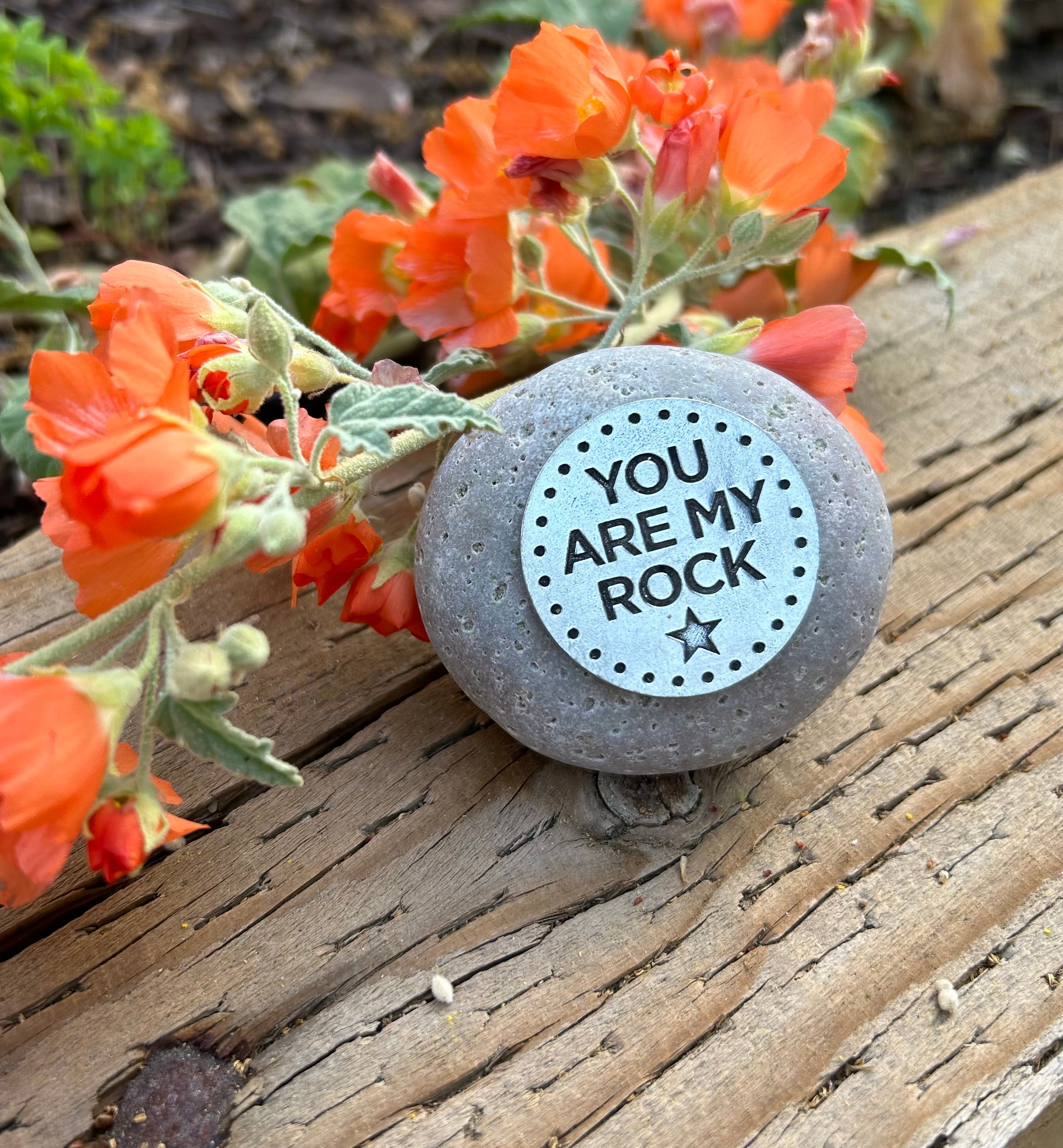 You Are My Rock | Outdoor Memorial Garden Stone | Sentimental Gift ...