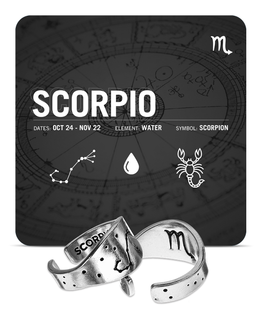 Zodiac Ring - Scorpio - Celestial