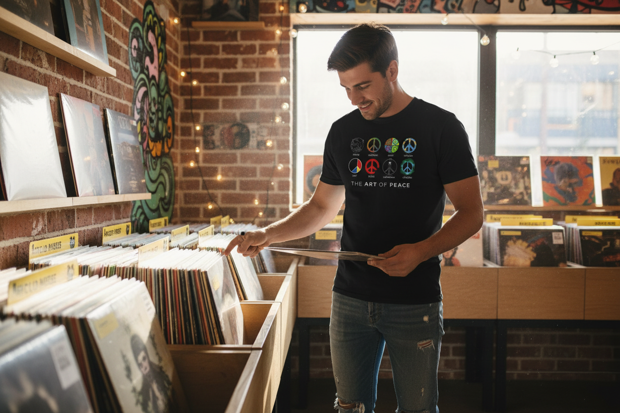 Art of Peace T-Shirt at Record Store