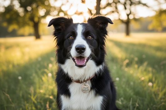 Border Collie with Good Dog Charm