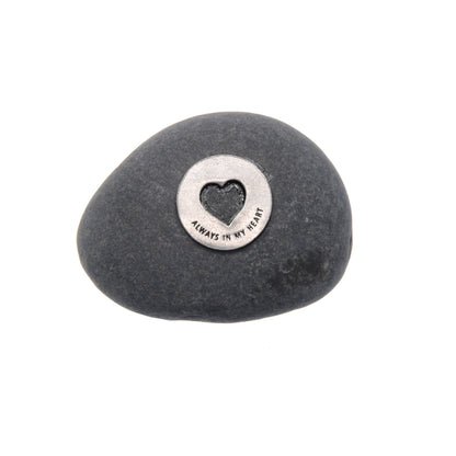 Always in My Heart Meditation Stone - Eternal Love & Memory Gift