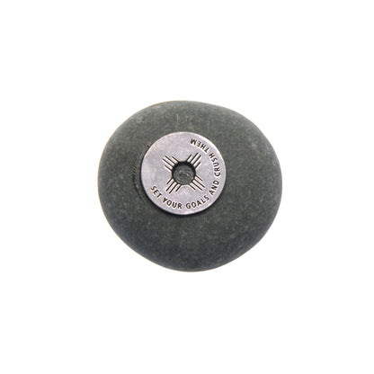 Set Your Goals Meditation Stone - Achievement & Success Motivational Gift