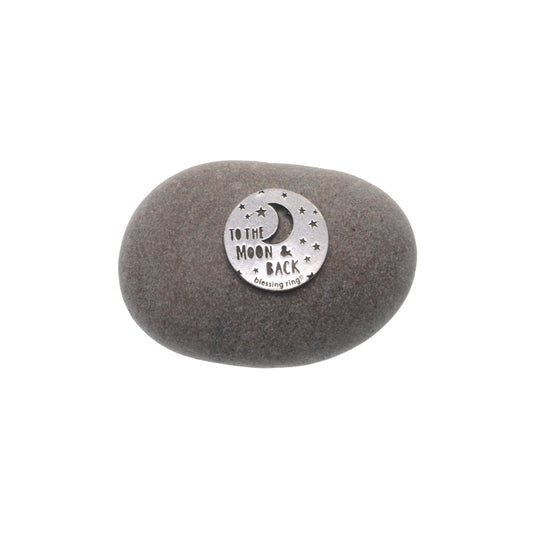 To the Moon & Back - Meditation Stone