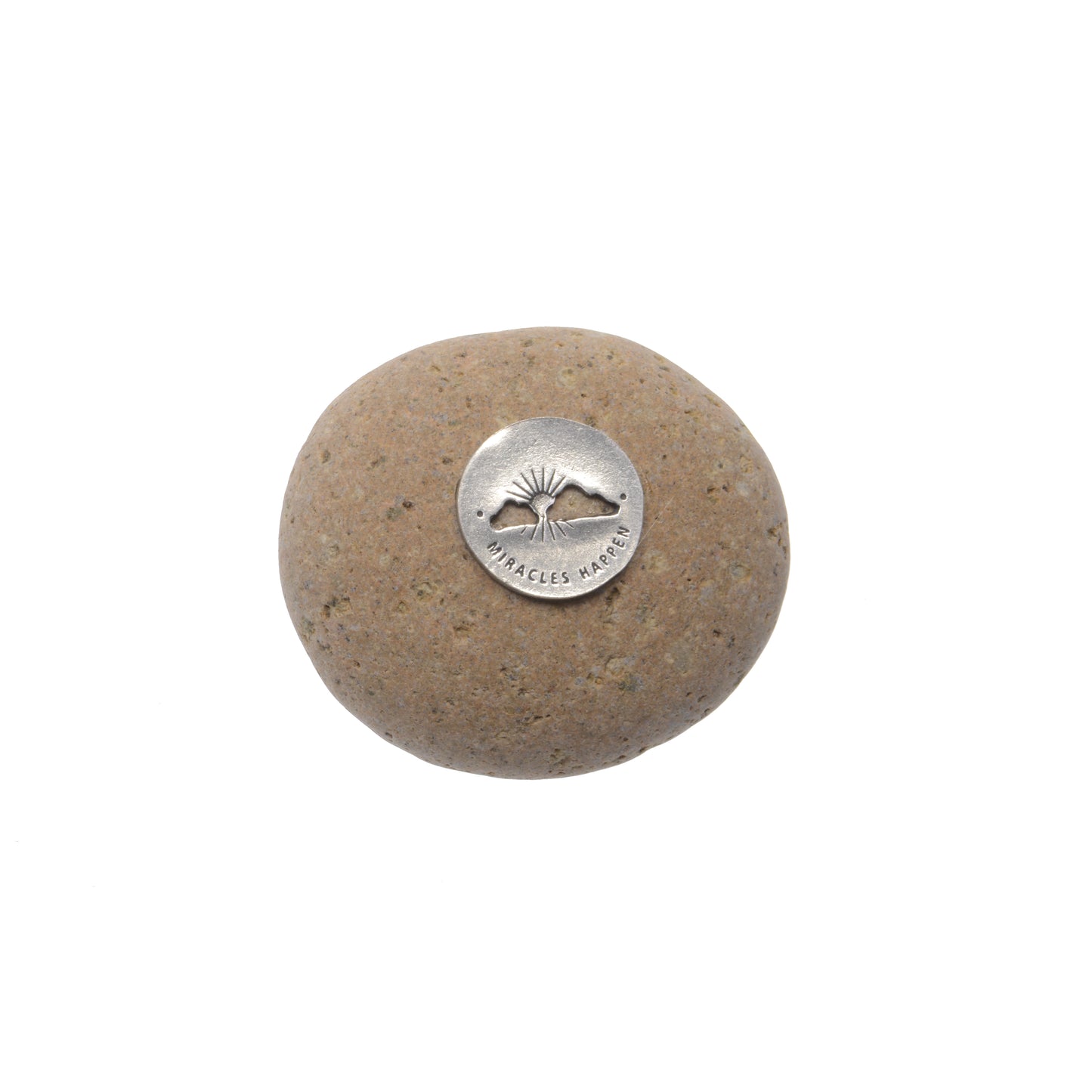 Miracles Happen - Meditation Stone