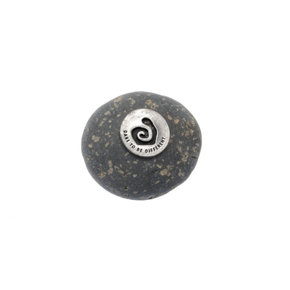 Dare to be Different Meditation Stone - Individuality & Courage Gift