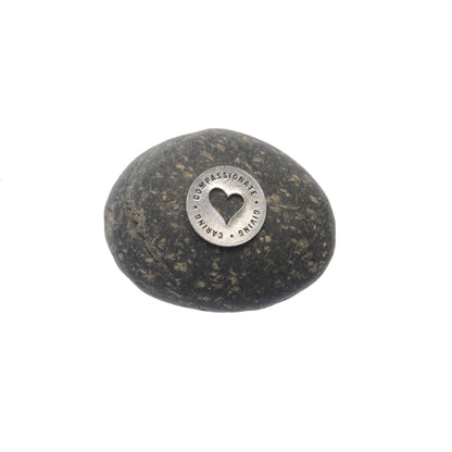Caring Compassionate Giving Meditation Stone - Kindness & Generosity Gift