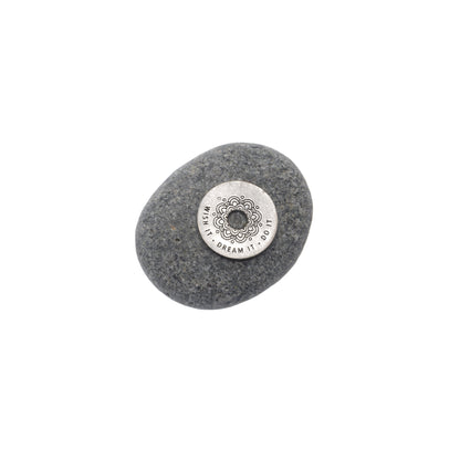 Wish it Dream it Do it Meditation Stone - Action & Manifestation Gift