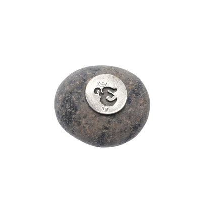 Om Meditation Stone - Spiritual Yoga & Mindfulness Gift