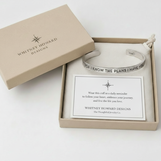 Jeremiah 29:11 Cuff in Whitney Howard Box