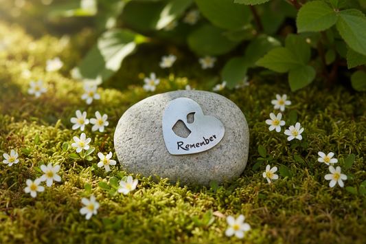 Remember Memorial Stone - No Candle